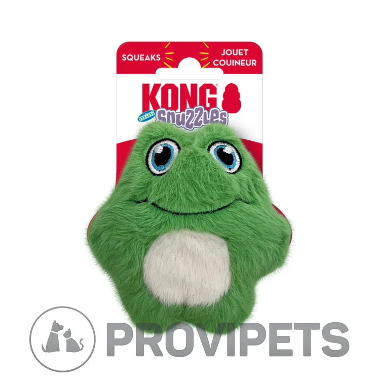 Kong Perro Peluche Snuzzles Mini Sapo Xsmall 2