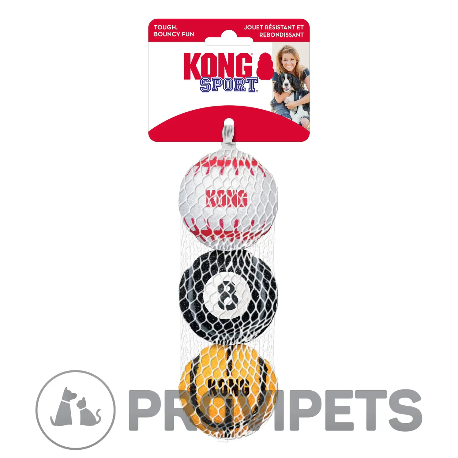 Kong Perro Sports Balls Pelota X-Small X3 2