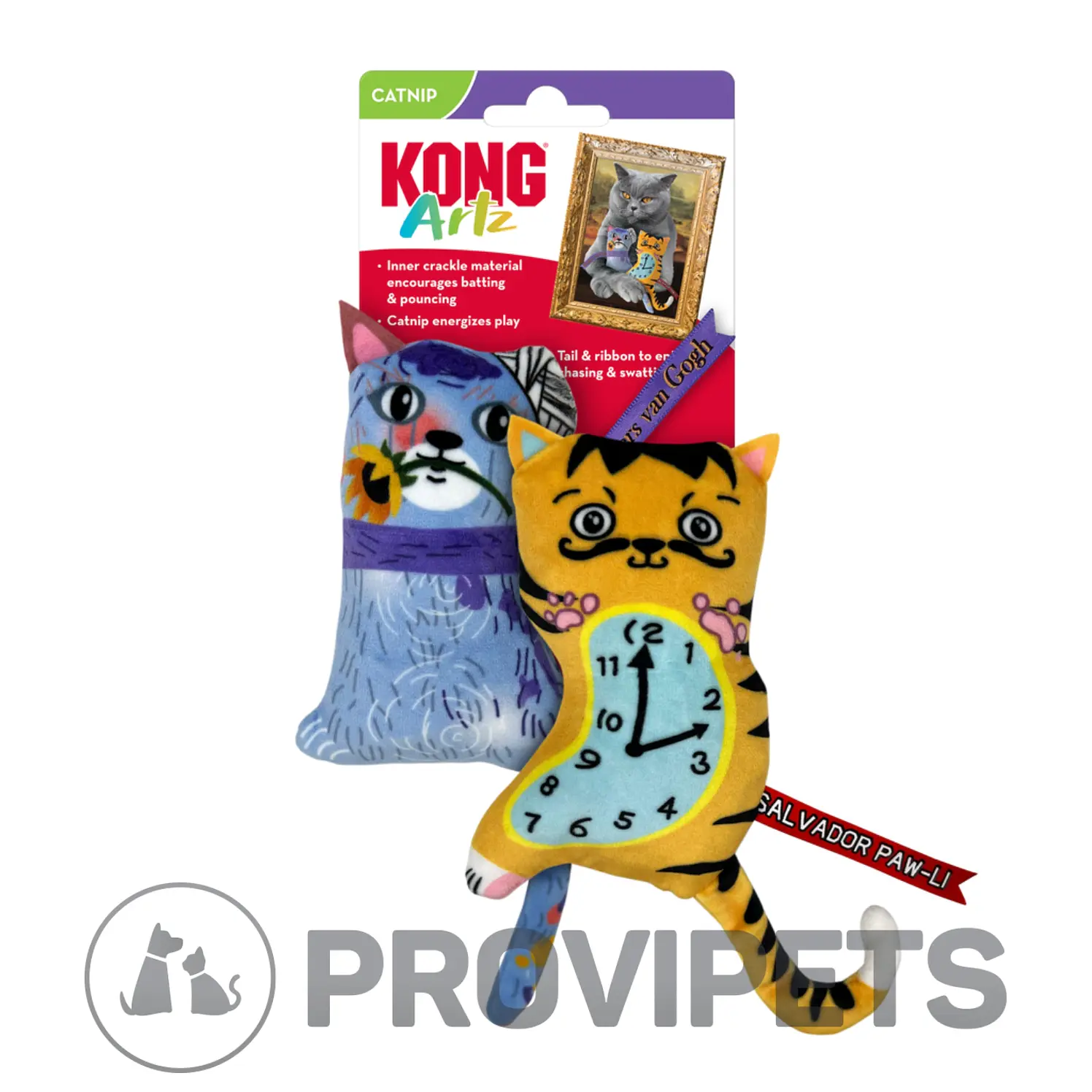 Kong Gato Peluche Artes X 2 Dali Van Gogh 2