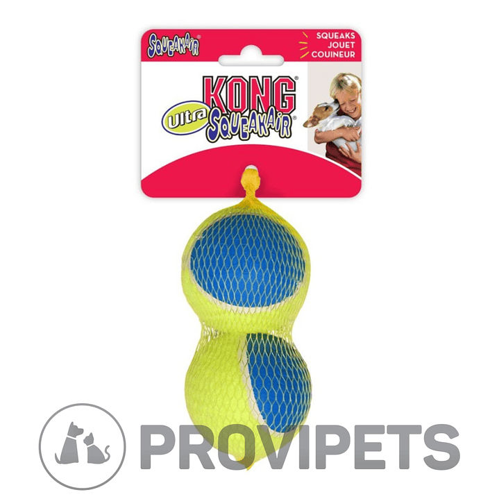 Kong Perro Ultra Squeak Air Pelota Large X2