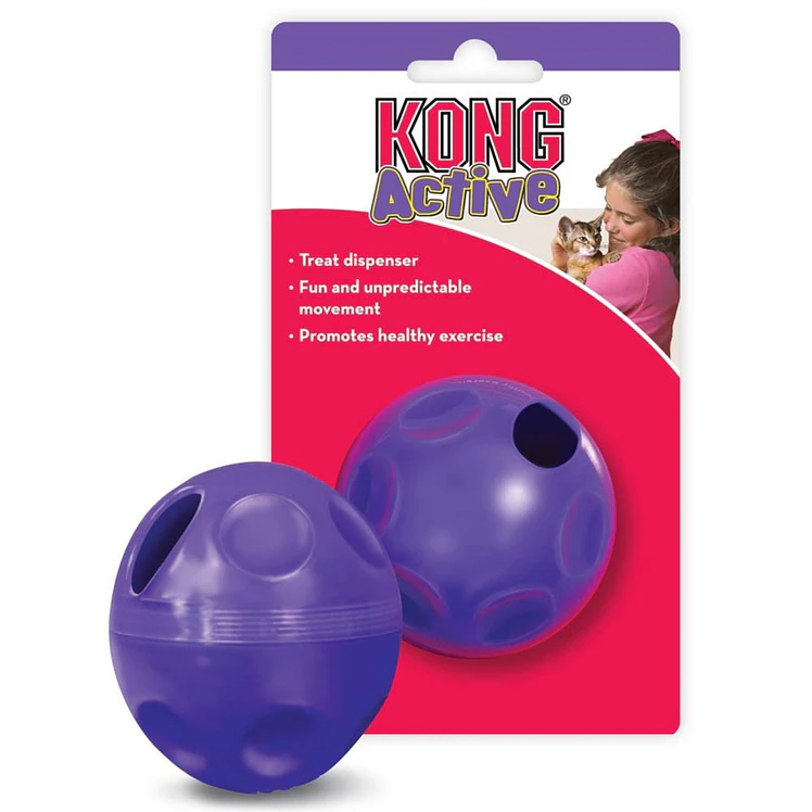 Kong Gato Pelota Dispensadora Snacks 1
