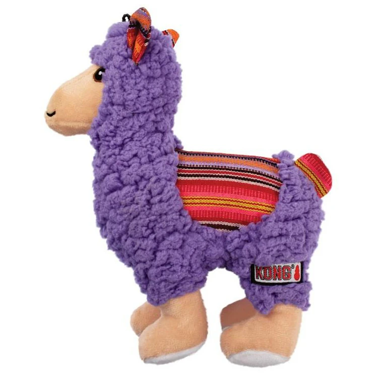 Kong Perro Peluche Sherps Llama Medium 1