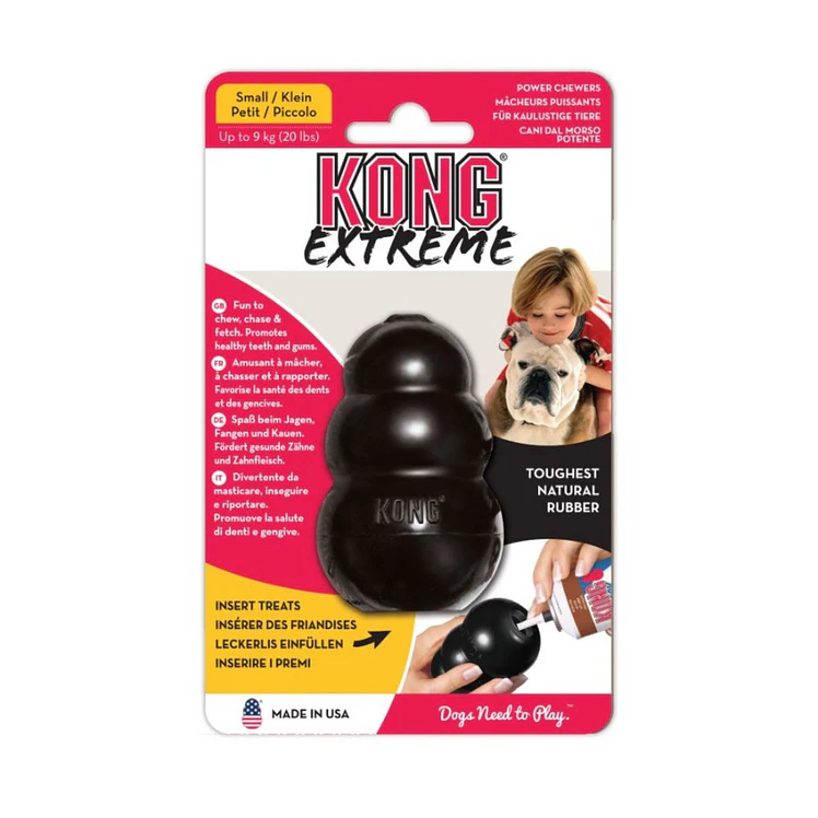 Kong Perro Caucho Extreme Portapasabocas Small 1