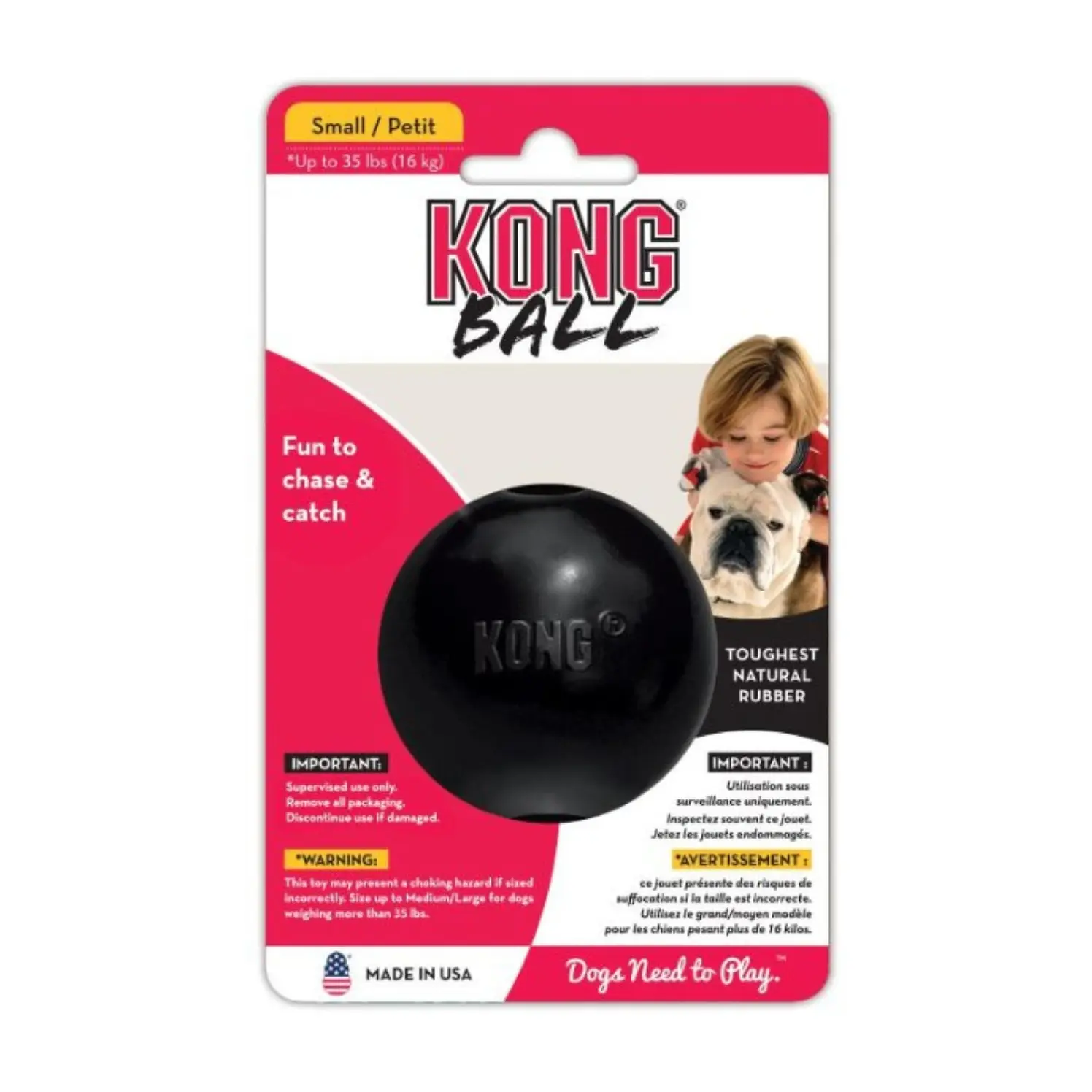 Kong Perro Caucho Extreme Pelota Small 1