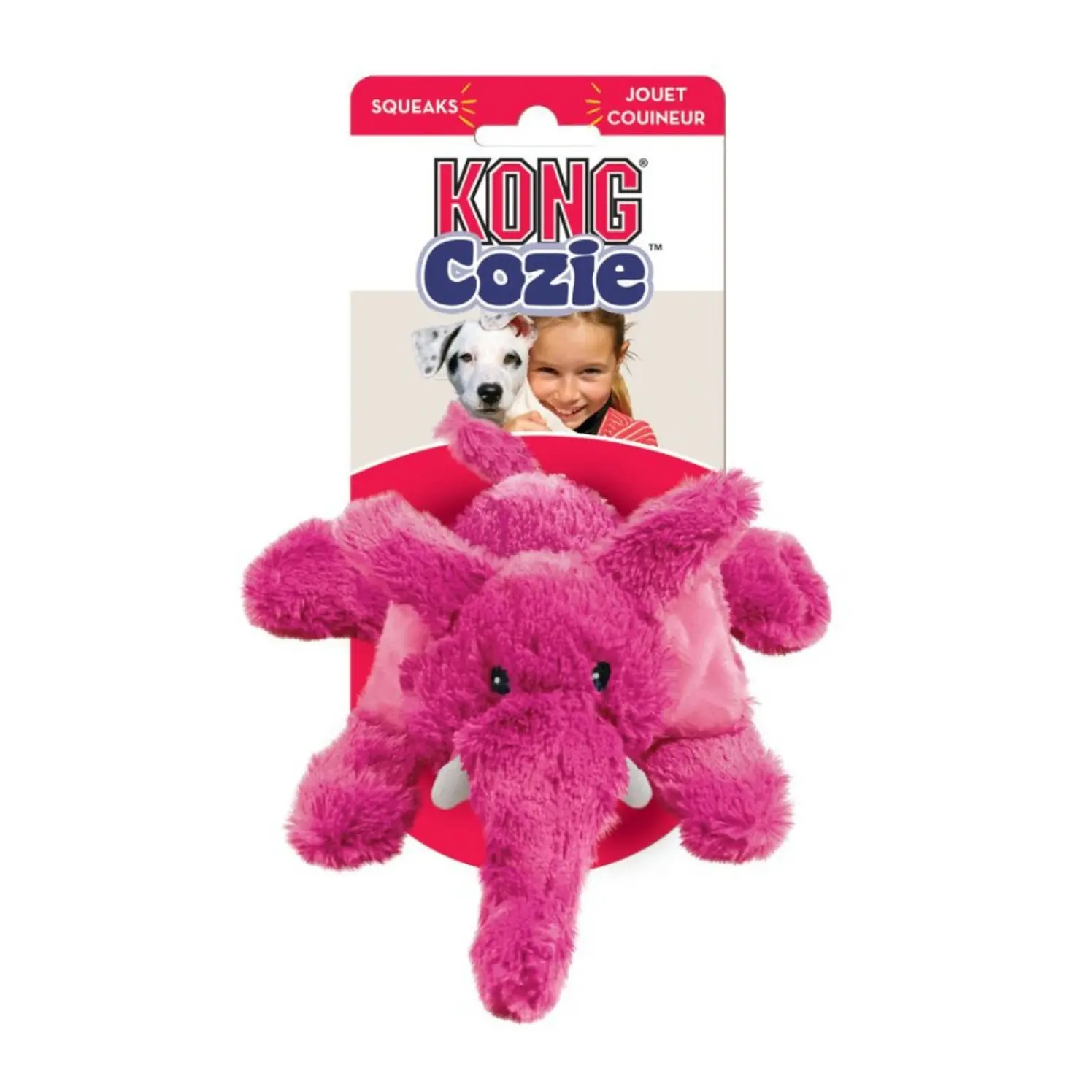 Kong Perro Peluche Cozie Elefante Small 1