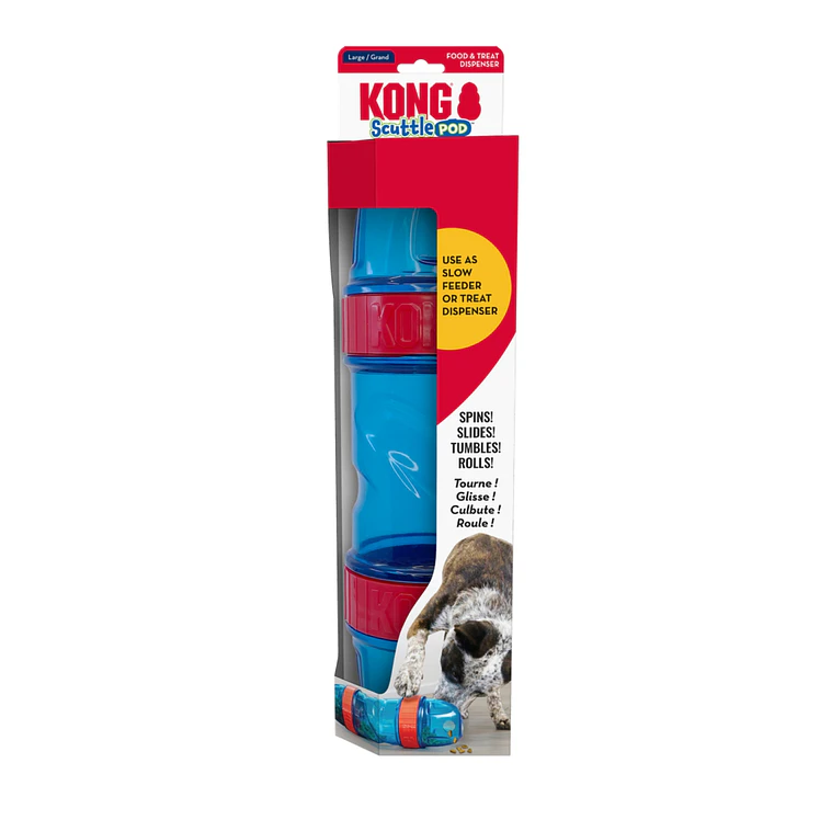 Kong Perro Dispensador Scuttle Pod Large 1