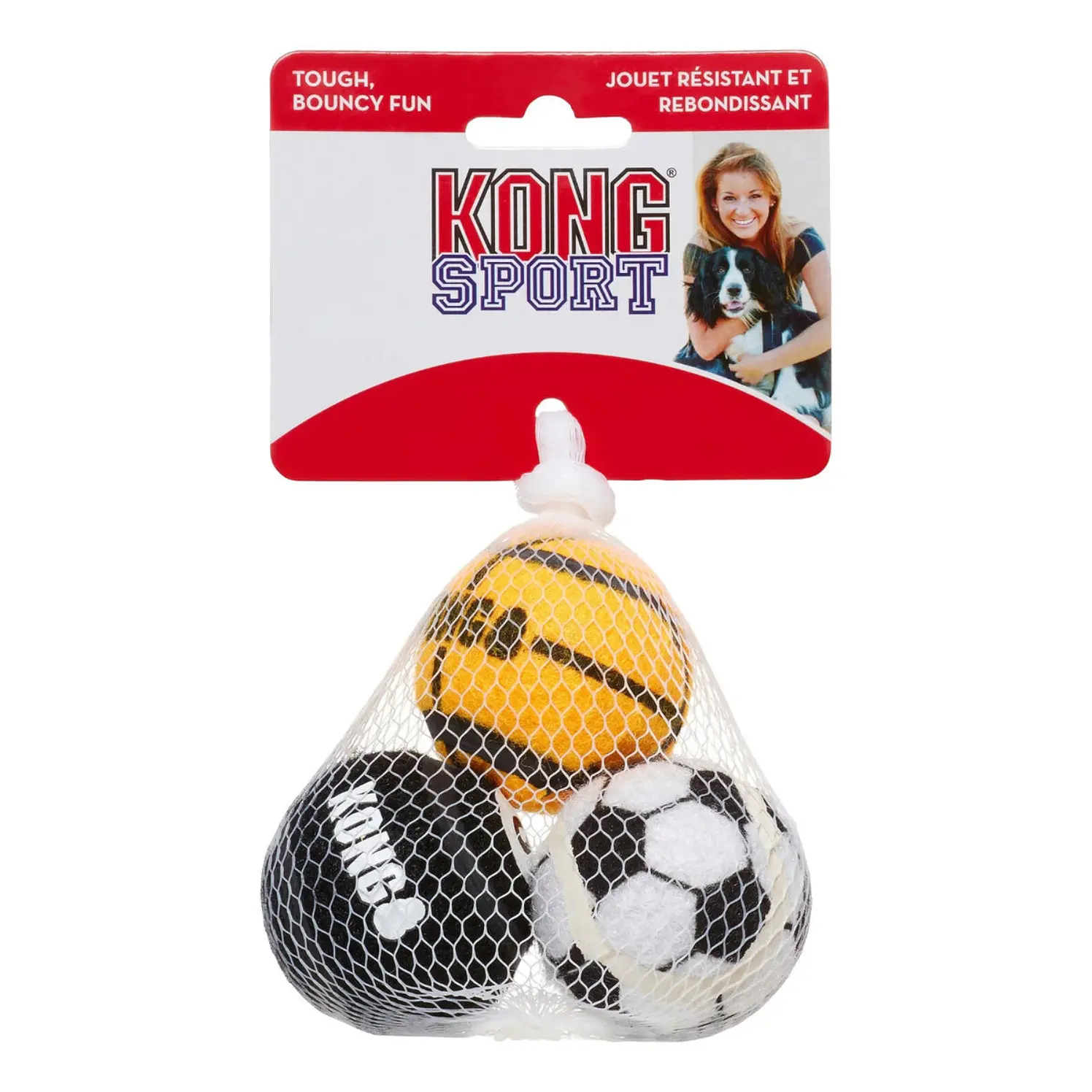 Kong Perro Sports Balls Pelota Medium X3 1