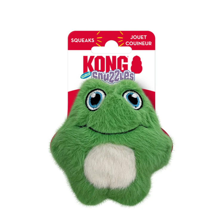 Kong Perro Peluche Snuzzles Mini Sapo Xsmall 1