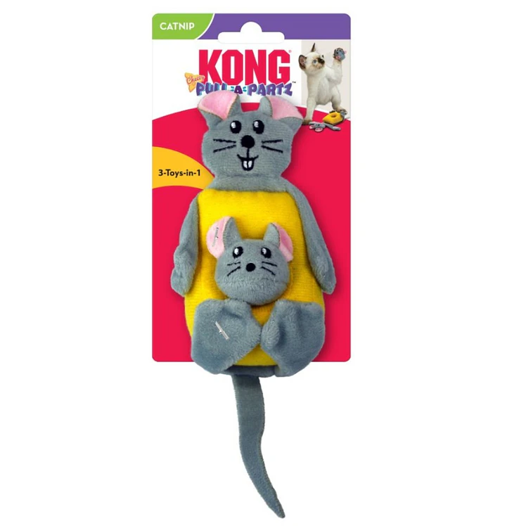 Kong Gato Juguete Pull A Part Cheezy 1
