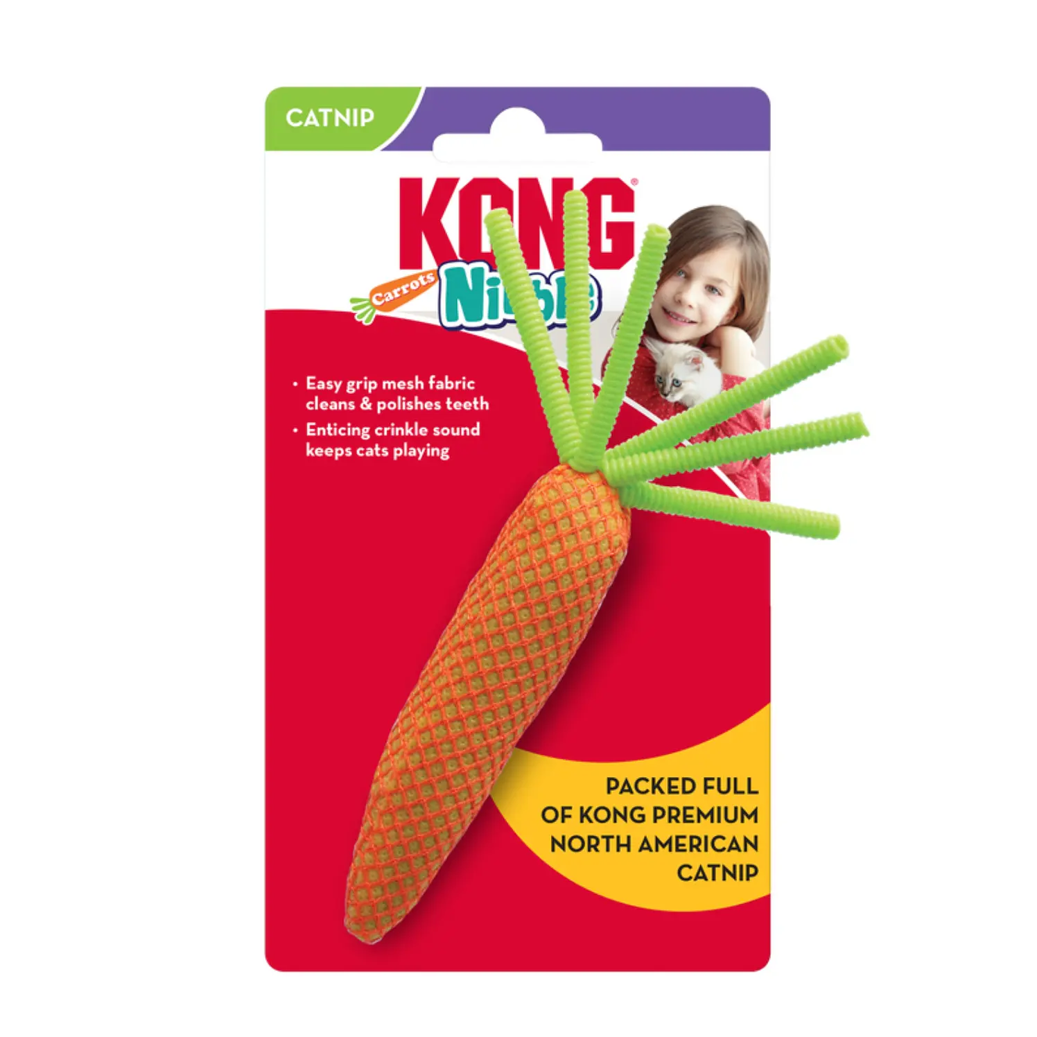 Kong Gato Juguete Nibble Carrots Zanahoria Surtida 1