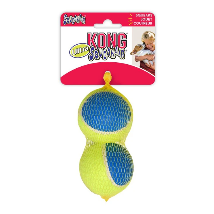 Kong Perro Ultra Squeak Air Pelota Large X2 1