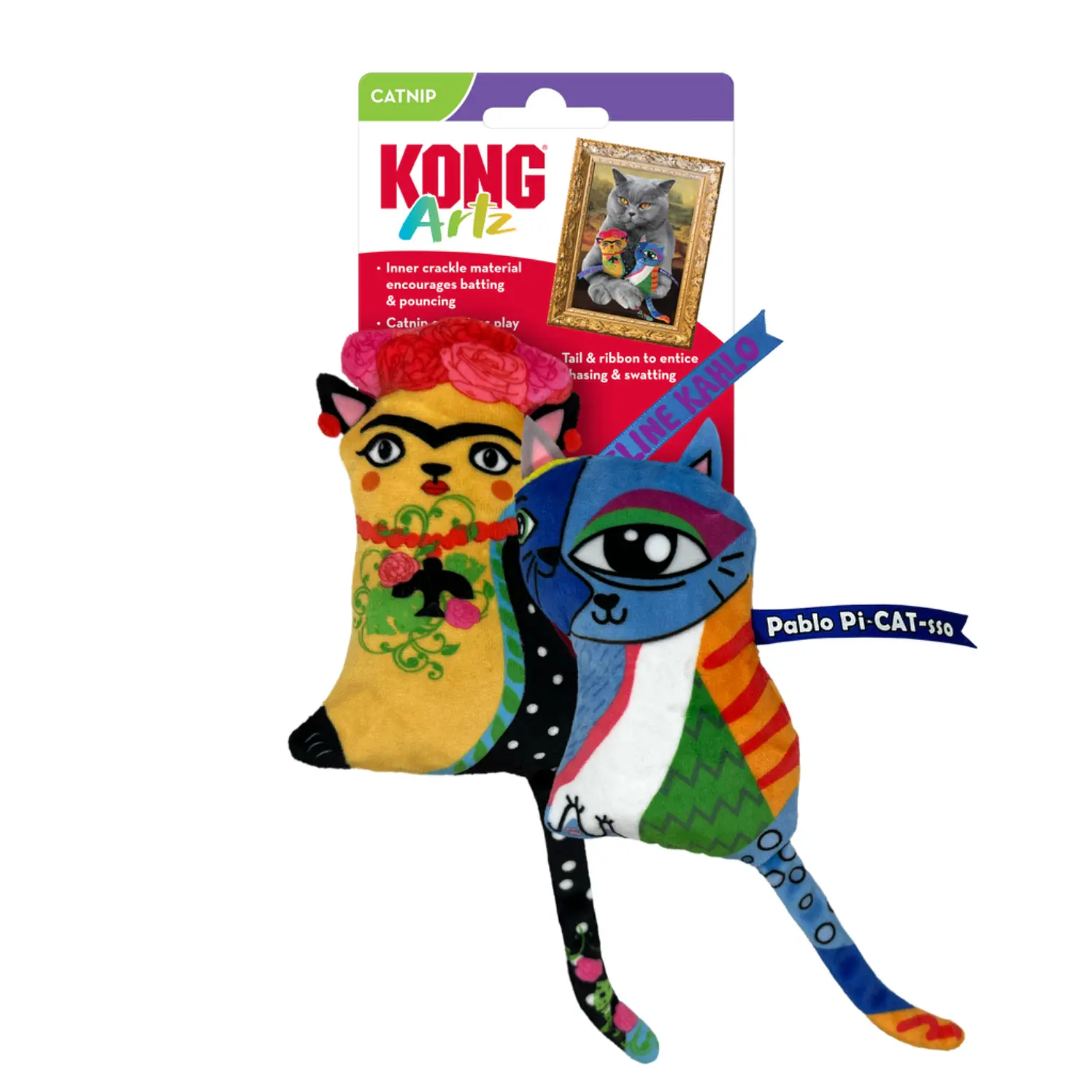 Kong Gato Peluche Artes X 2 Kahlo Picasso 1