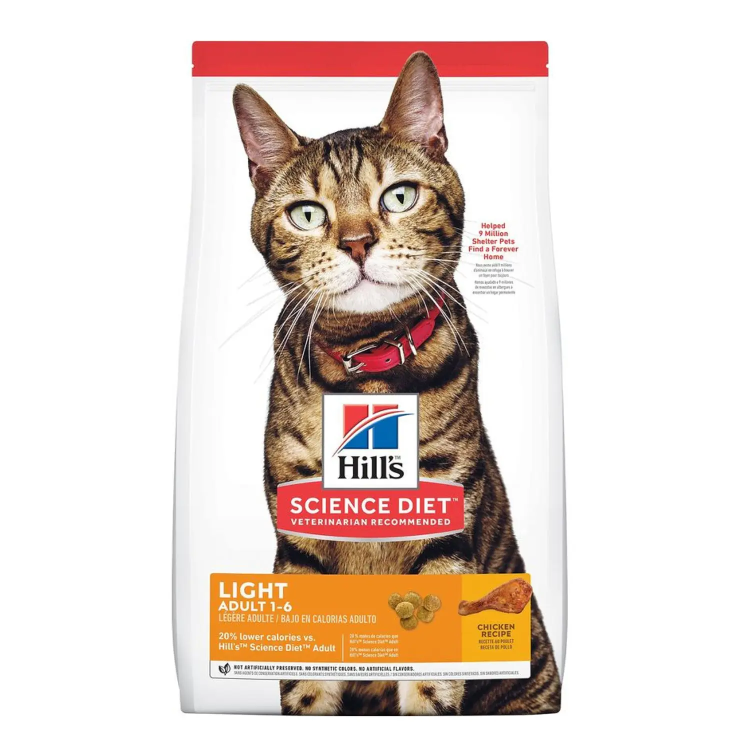 Hills Gatos Adult Light Adultos Light 7lb 1