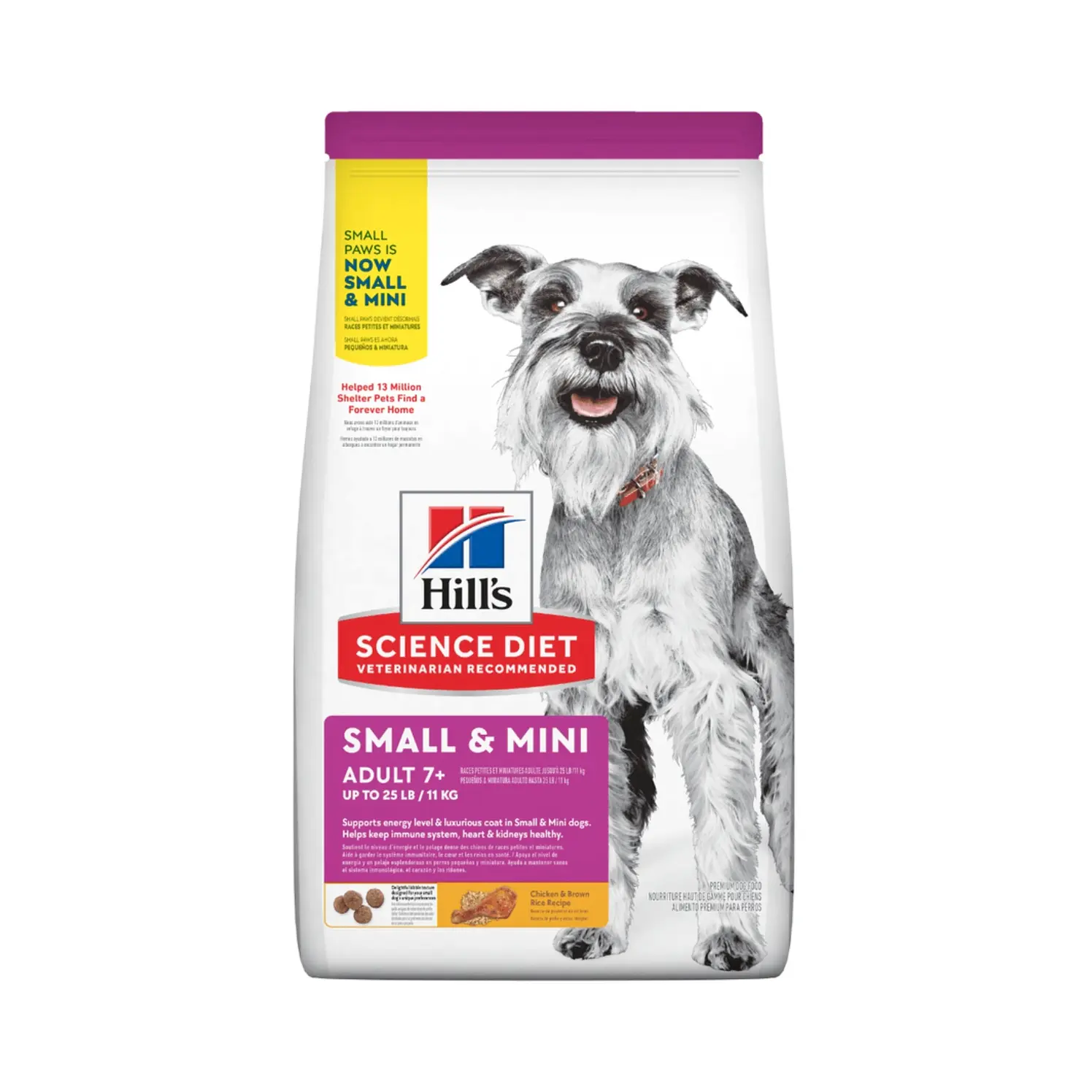 Hills Perros Senior Small Paws 7+ Raza Mini 4.5lb 1