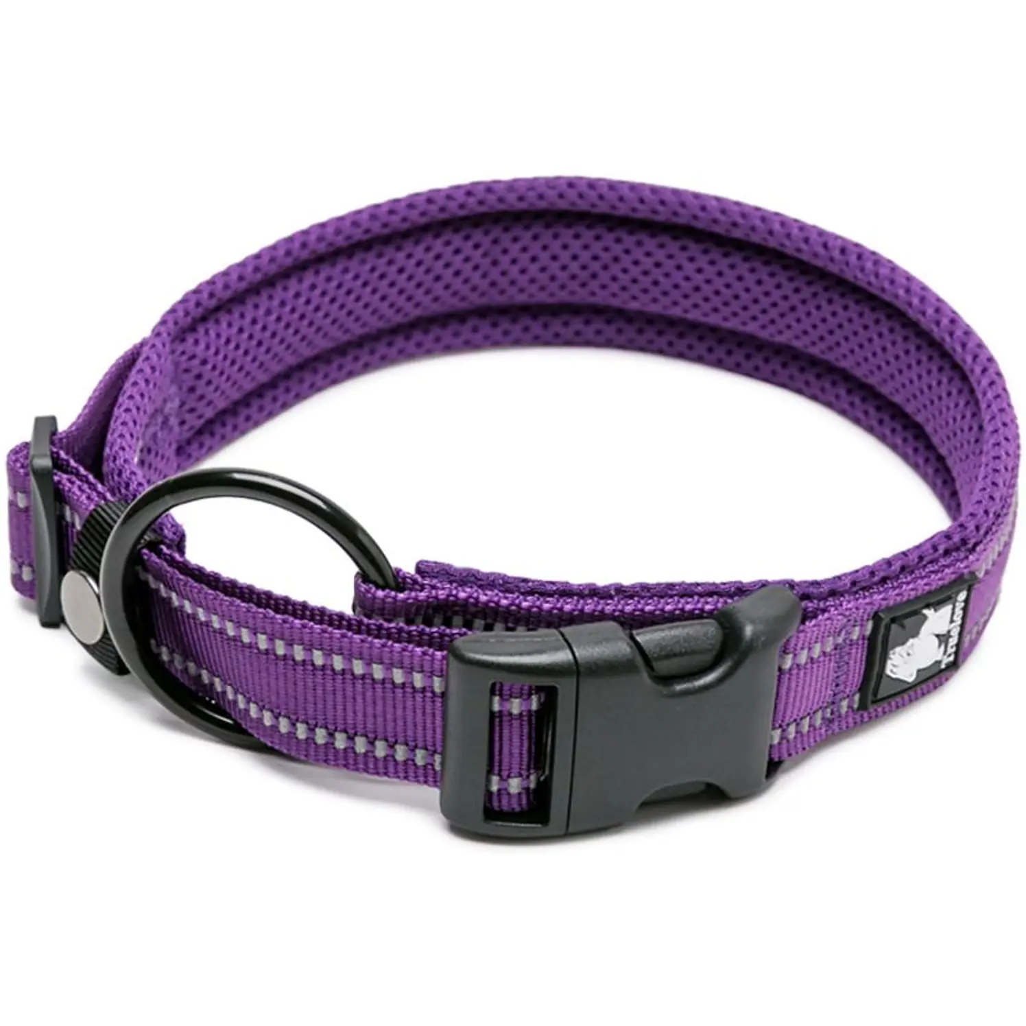 Truelove Collar Perros Acolchado Reflectivo Morado M 1