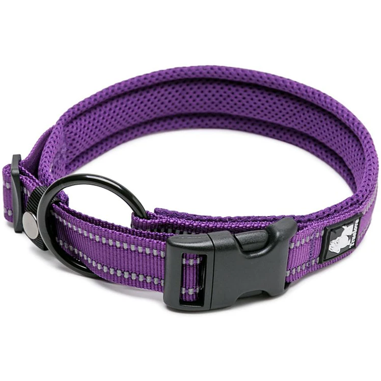Truelove Collar Perros Acolchado Reflectivo Morado L 1