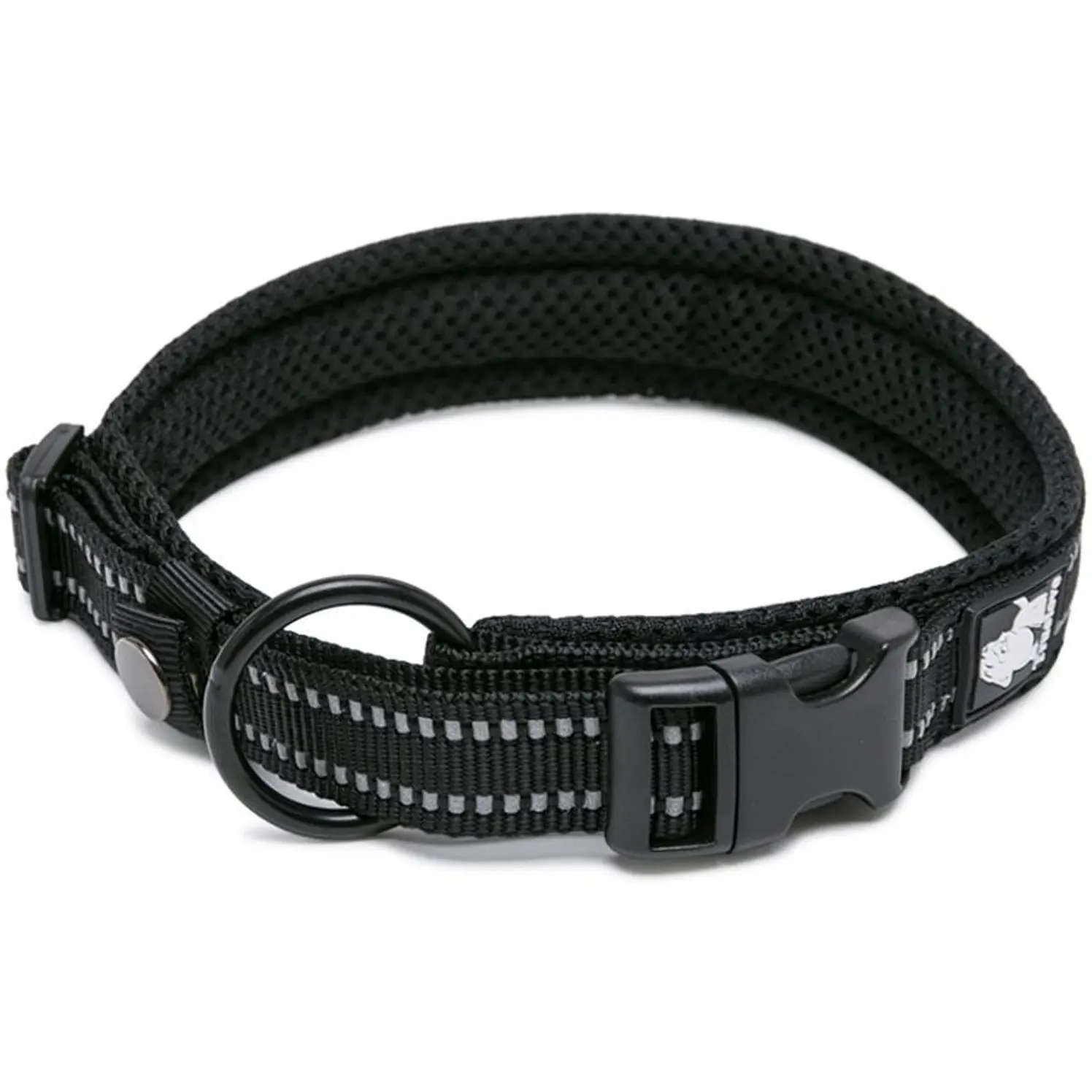 Truelove Collar Perros Acolchado Reflectivo Negro XL 1