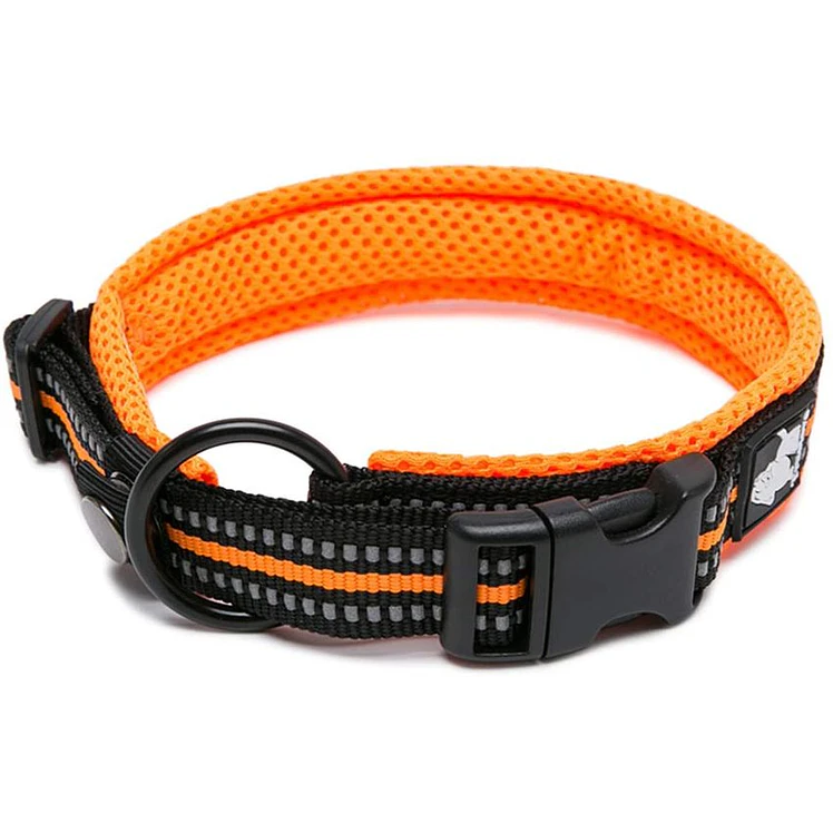 Truelove Collar Perros Acolchado Reflectivo Naranja XL 1