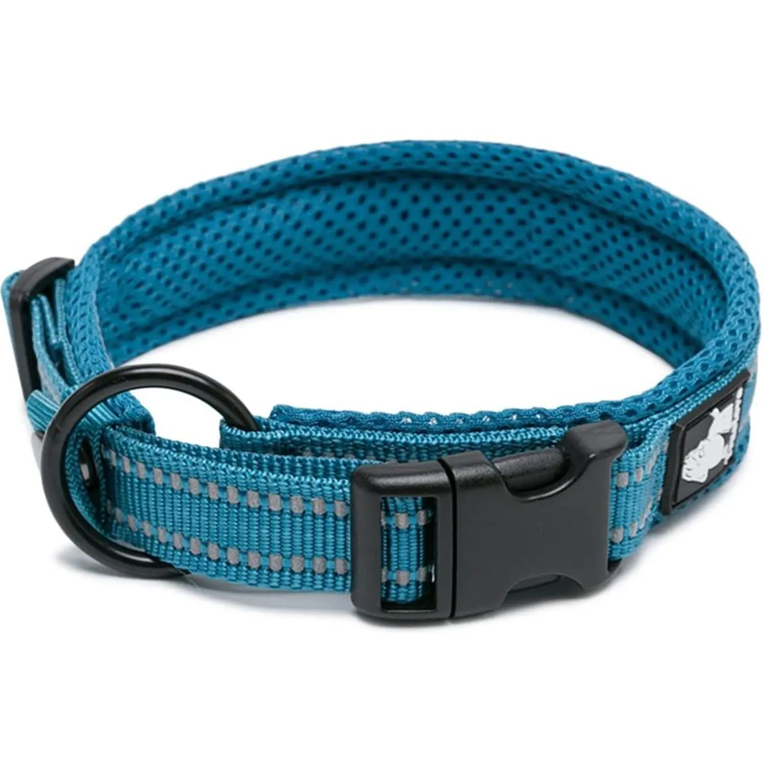 Truelove Collar Perros Acolchado Reflectivo Azul M 1