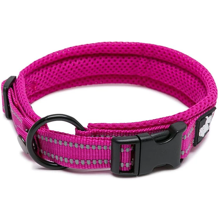 Truelove Collar Perros Acolchado Reflectivo Fucsia XL 1