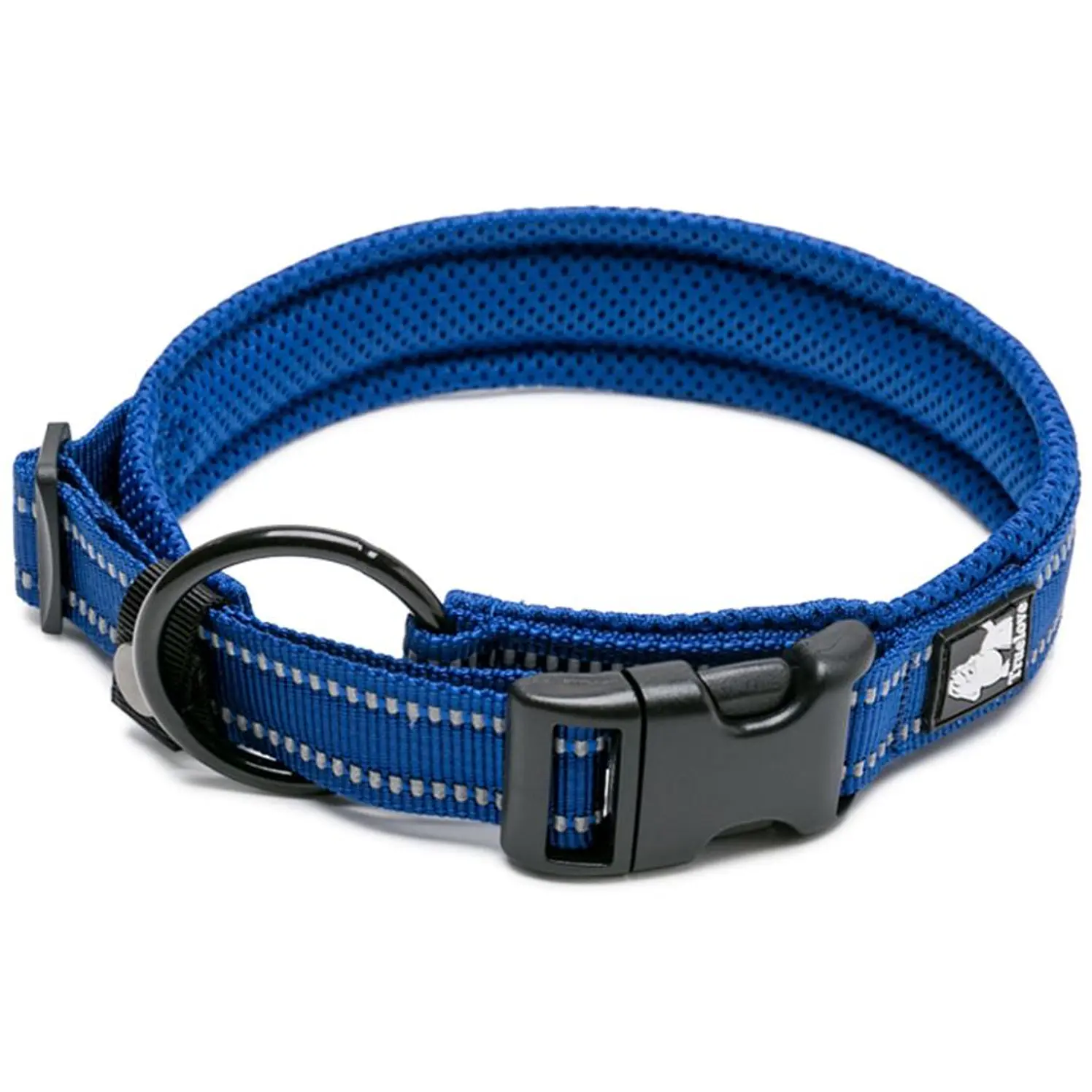 Truelove Collar Perros Acolchado Reflectivo Azul Osc L 1