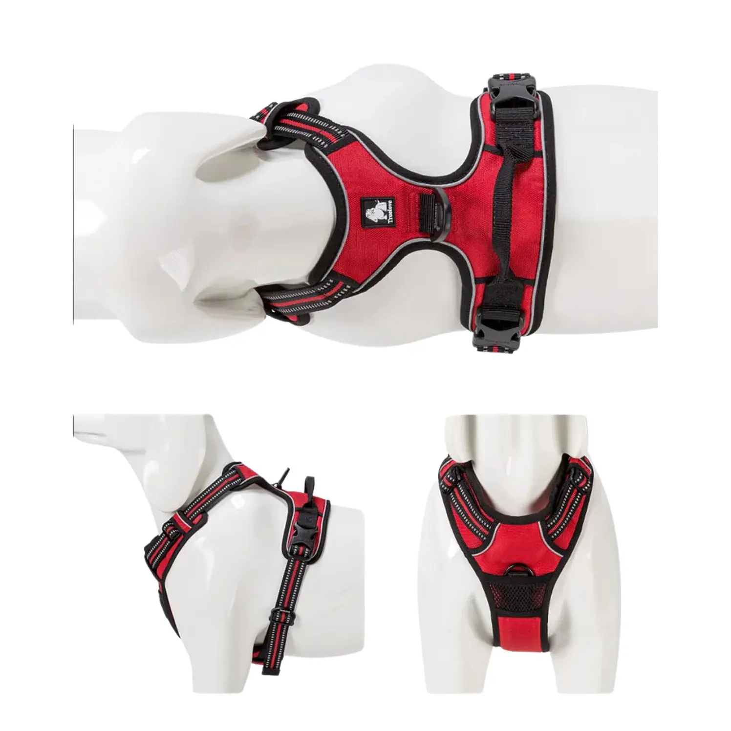 Arnés Truelove Perros Ajustable Reflectivo Rojo M 5