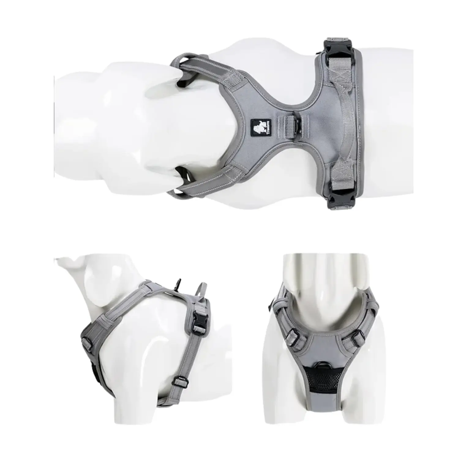 Arnés Truelove Perros Ajustable Reflectivo Gris XS 5