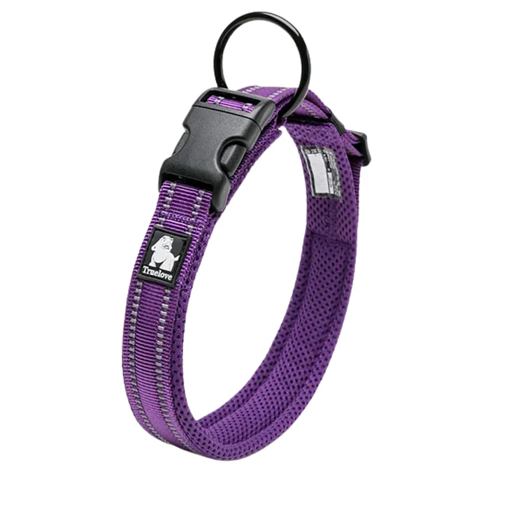 Truelove Collar Perros Acolchado Reflectivo Morado XS 2