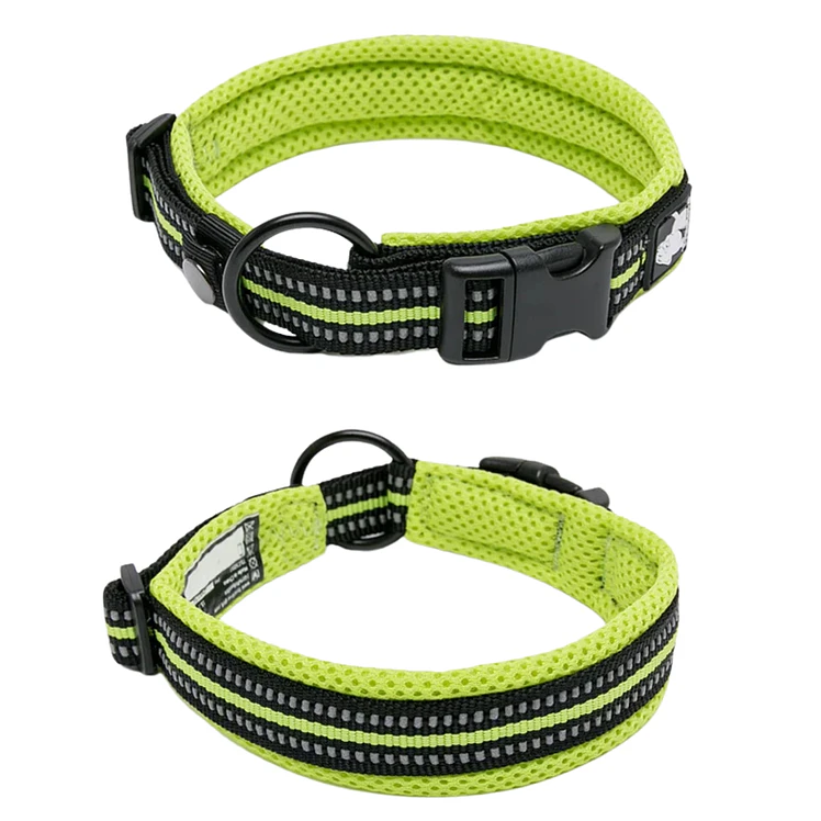 Truelove Collar Perros Acolchado Reflectivo Neon S 3