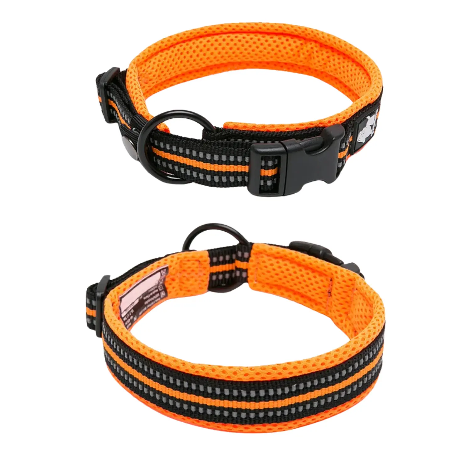 Truelove Collar Perros Acolchado Reflectivo Naranja XS 3