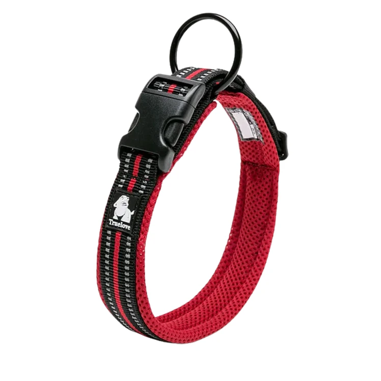 Truelove Collar Perros Acolchado Reflectivo Rojo XL 2