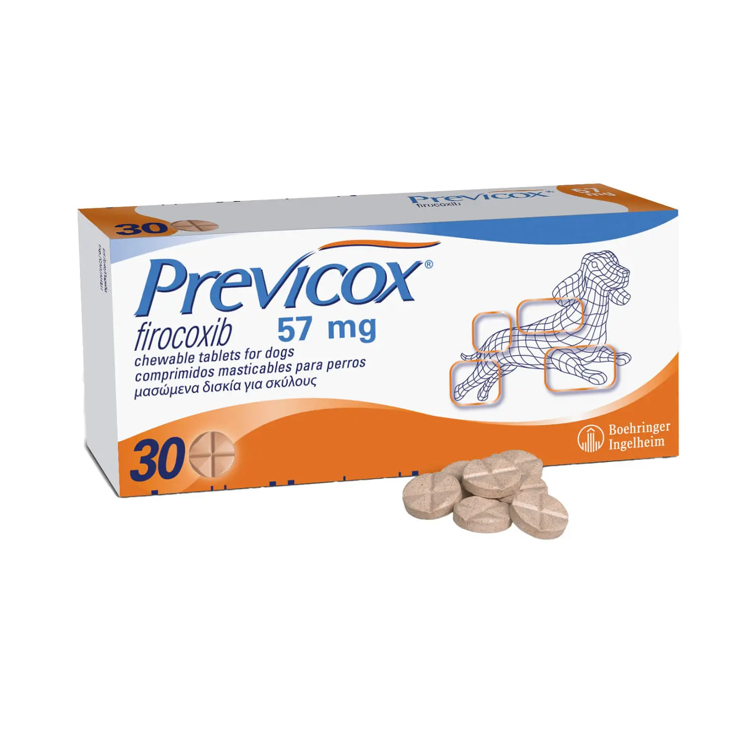 Previcox Dog S 57Mg x 30Tab Boehringer
