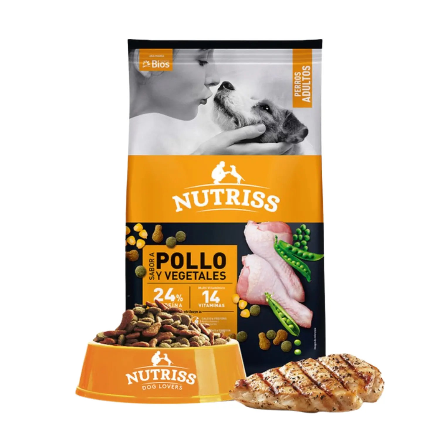 Nutriss Perros Adulto Pollo Vegetales 20 kg