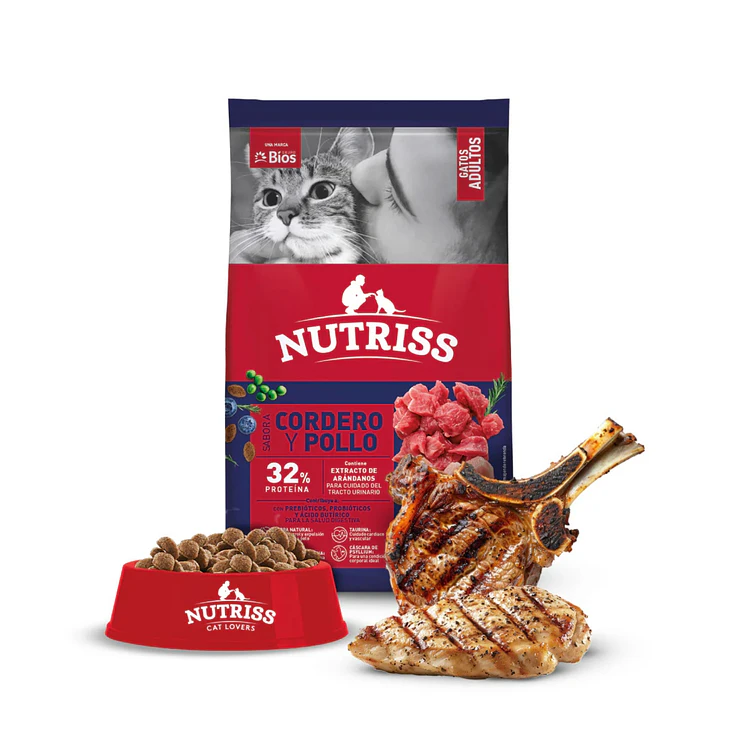 Nutriss Gato Adulto Cordero Pollo 1kg