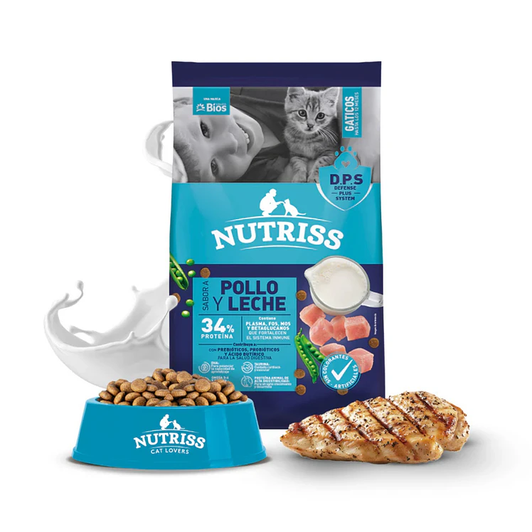Nutriss Gatos Gaticos Pollo Leche 500 gr