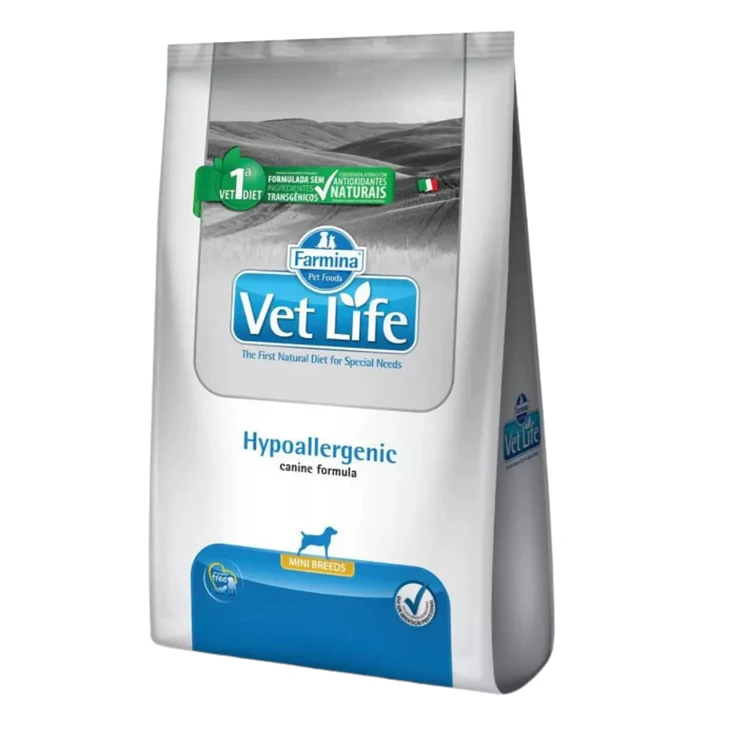 Vet Life Canine Perros Hypoallergenic Mini Alergias 2kg 1