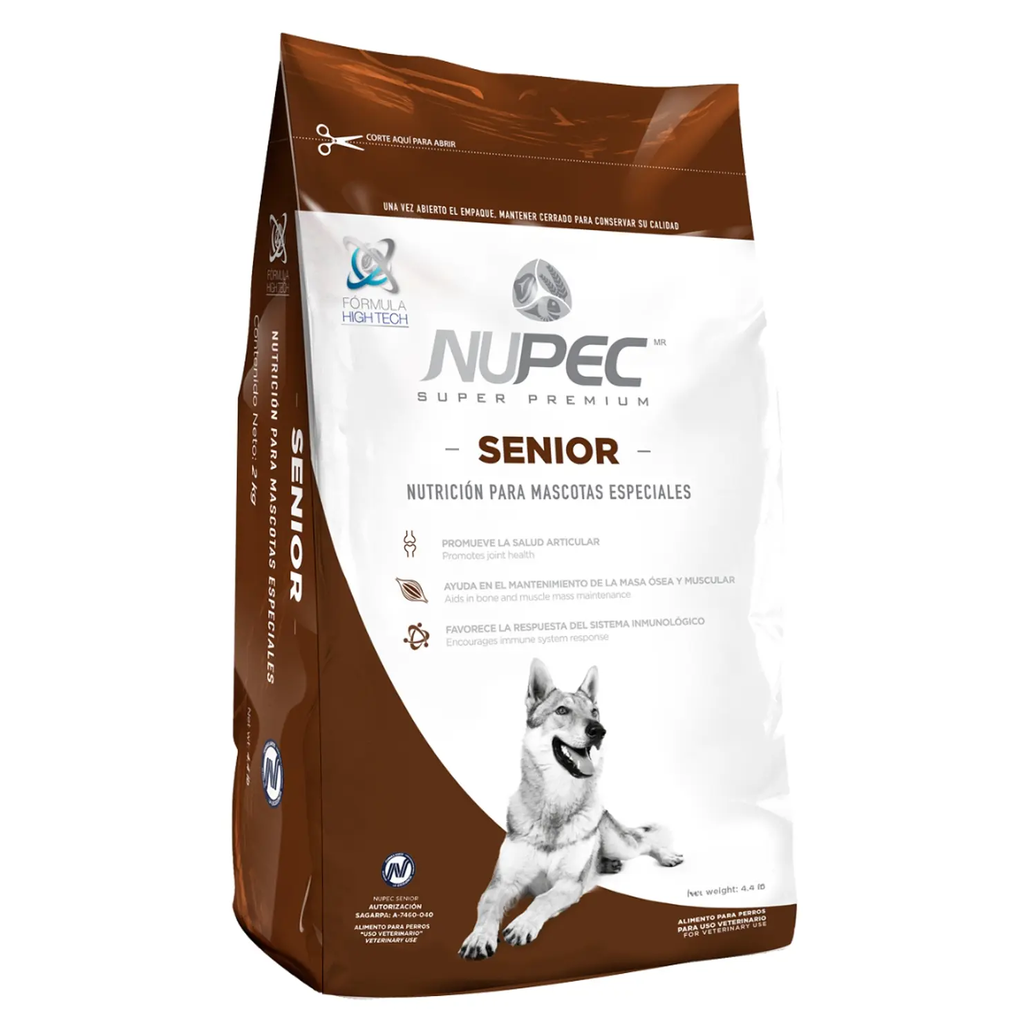 Nupec Perros Senior 2Kg