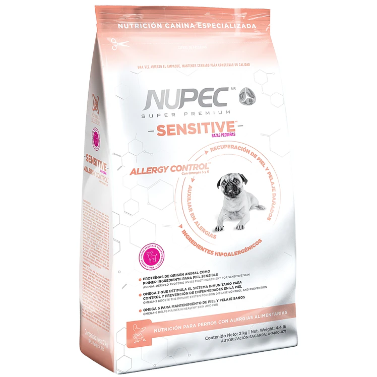 Nupec Perros Sensitive Raza Pequeña 8Kg