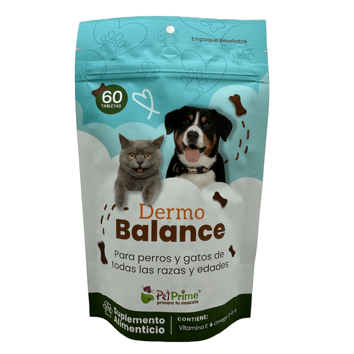 Pet Prime Dermo Balance Perros Piel y Pelaje 60 Nuggets