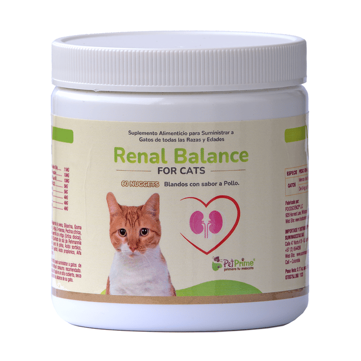 Pet Prime Renal Balance Cats Riñones Gatos 60 Nuggets