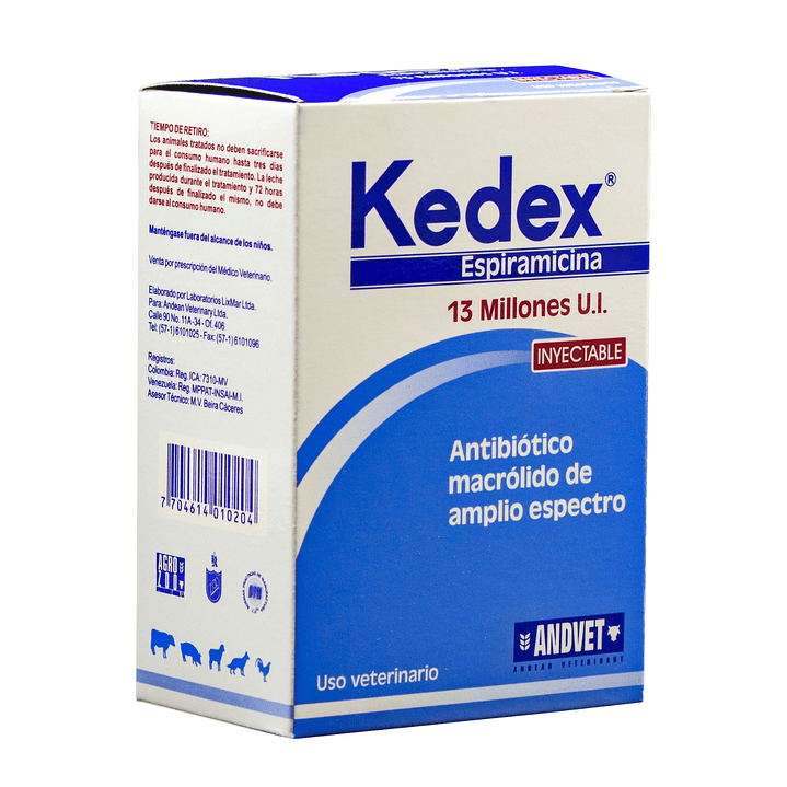 Kedex 13´ Espiramicina Zoo