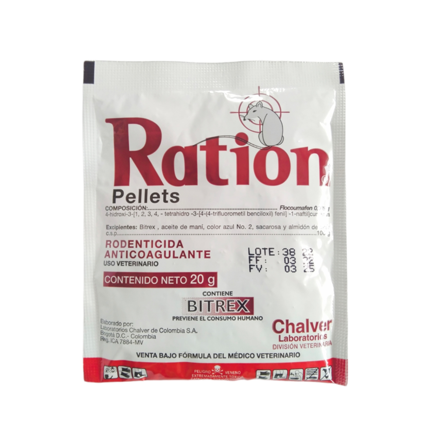 Ration Pellet x 20 Grs Chalver