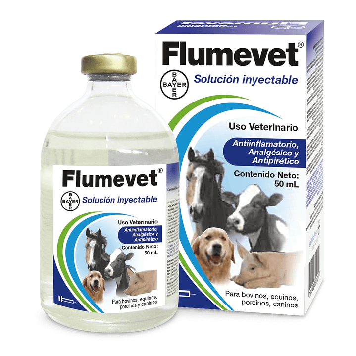 Flumevet Analgesico Antiinflamatorio Caninos - Equinos 50Ml