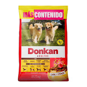 Donkan Perro Adulto Carne Y Cereales 25 Kg