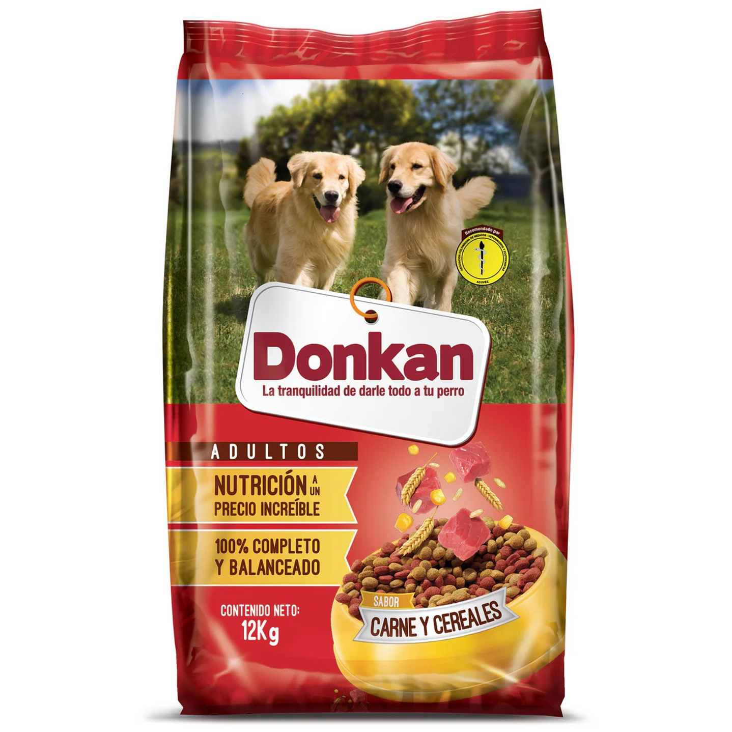 Donkan Perro Adulto Carne Y Cereales 12 Kg
