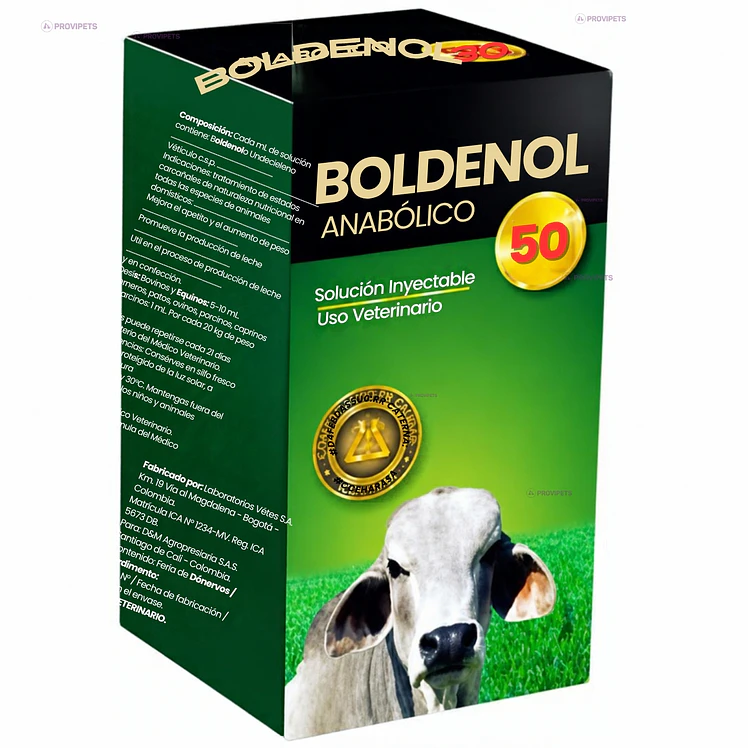 Boldenol 50 x Inyectable x20ml