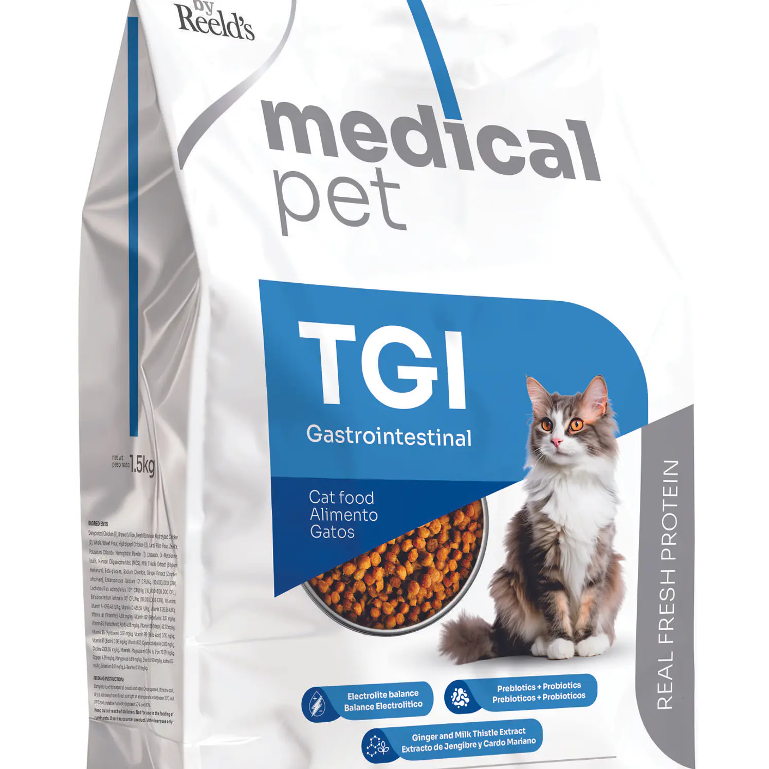 MedicalPet TGI Gastrointestinal Gatos Seco 1.5 kg