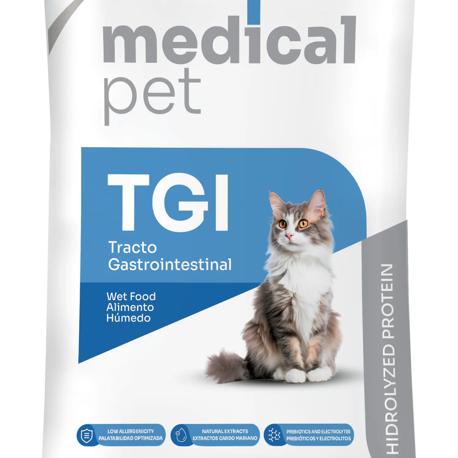 MedicalPet TGI Gatos Húmedo 220 g