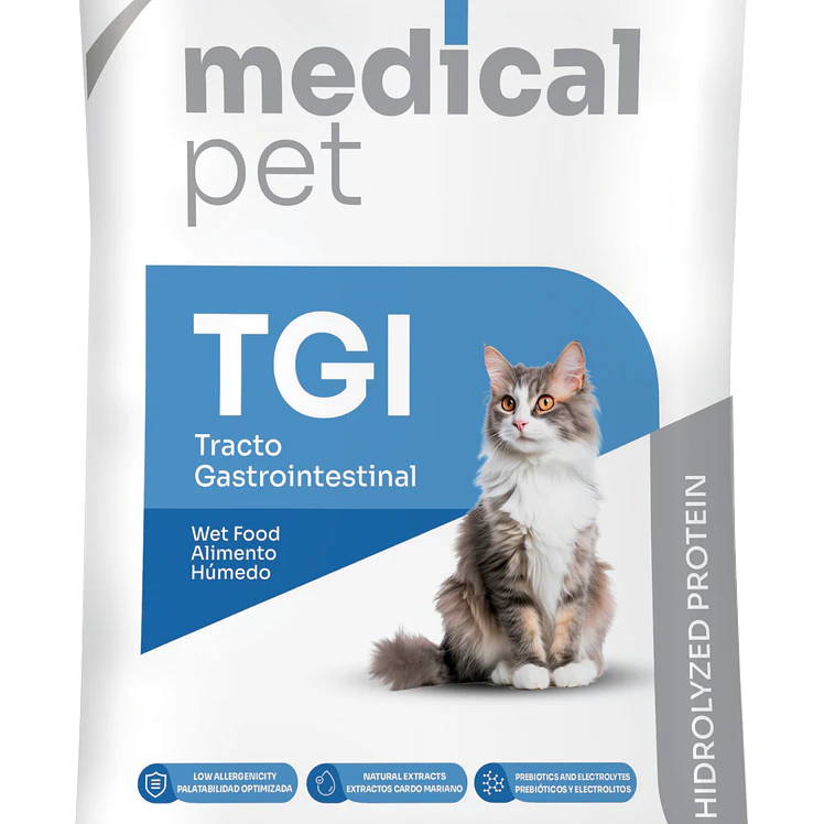 MedicalPet TGI Gatos Húmedo 220 g