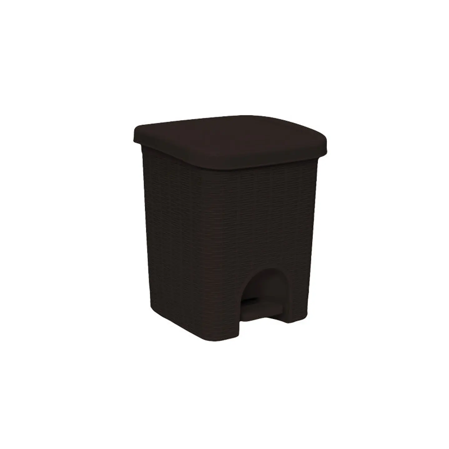 Papelera Mimbre de 6 L Café